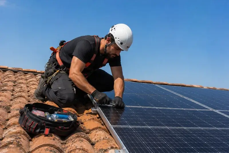 Maintenance et monitoring de panneaux solaires à Saint-Agnan