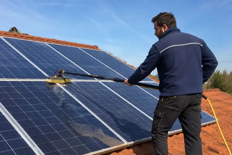 Nettoyage et entretien de panneaux solaires à Saint-Agnan