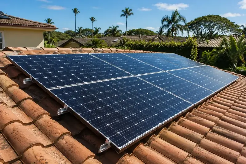 Installation de panneaux solaires à Saint-Agnan